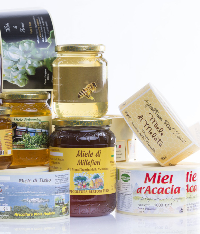 Etichette per  Vasetto tradizionale da 500g e 1000g