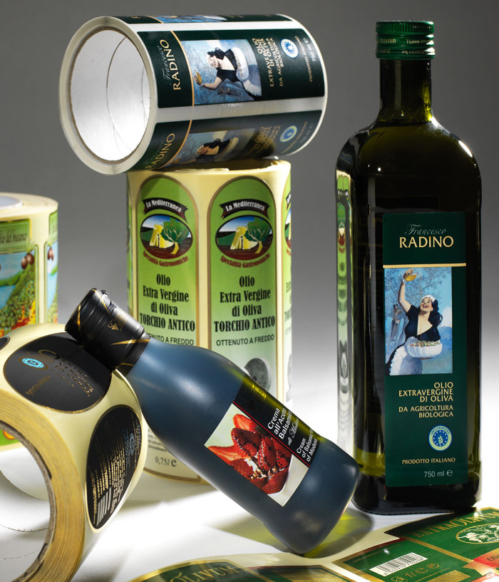Etichette per olio e aceto